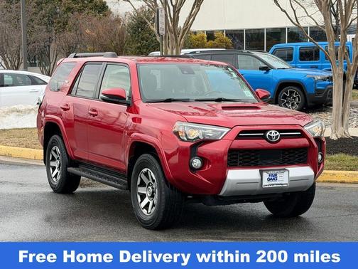 Red 2020 Toyota 4Runner Sport