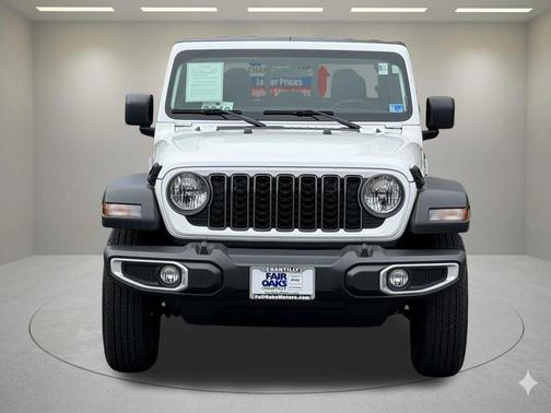 Bright White Clearcoat 2025 Jeep Gladiator Sport