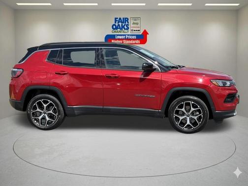 Red 2025 Jeep Compass Limited