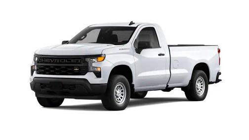 Summit White 2026 Chevrolet Silverado 1500 WT