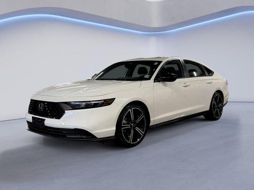 White 2024 Honda Accord Hybrid Sport