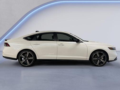White 2024 Honda Accord Hybrid Sport