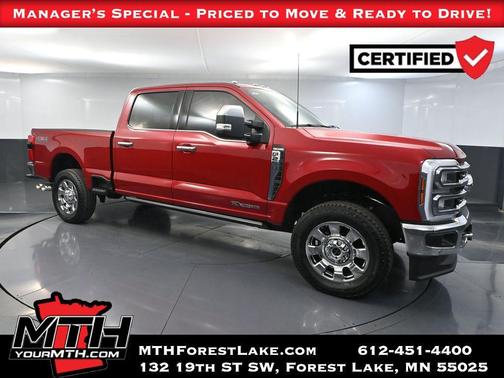 RAPID RED 2024 Ford F-250 King Ranch