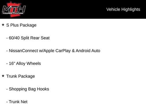 2024 Nissan Versa 1.6 S