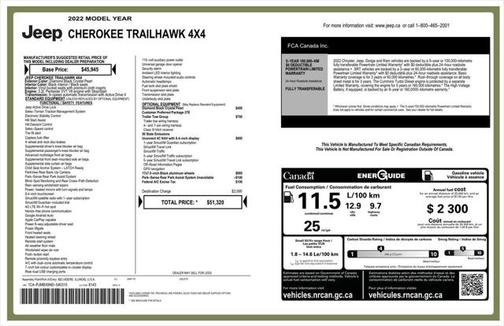 2022 Jeep Cherokee Trailhawk