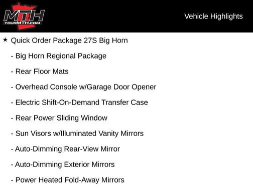 2019 RAM 1500 Big Horn