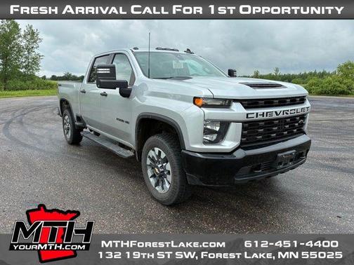 Silver Ice Metallic 2022 Chevrolet Silverado 2500 Custom