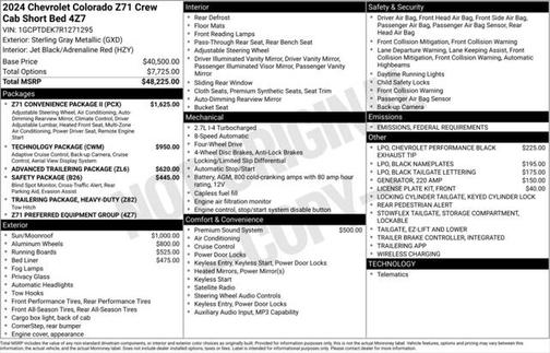 2024 Chevrolet Colorado Z71