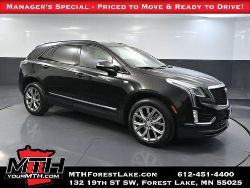 Stellar Black Metallic 2021 Cadillac XT5 Sport