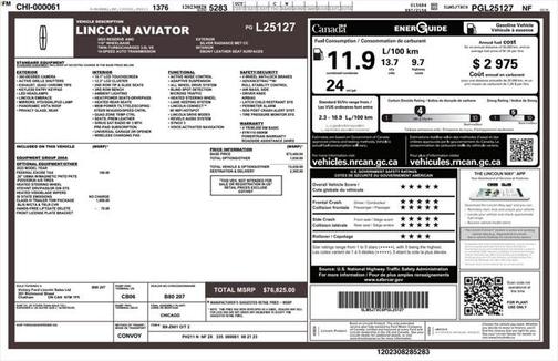 2023 Lincoln Aviator Reserve AWD
