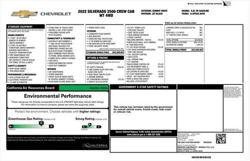2022 Chevrolet Silverado 2500 WT