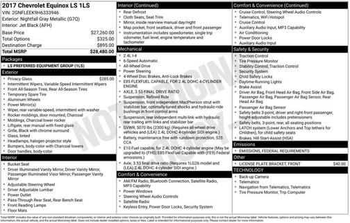 2017 Chevrolet Equinox LS