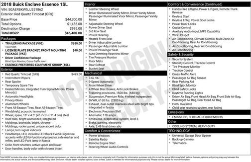 2018 Buick Enclave Essence