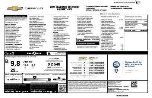 2023 Chevrolet Silverado 1500 High Country