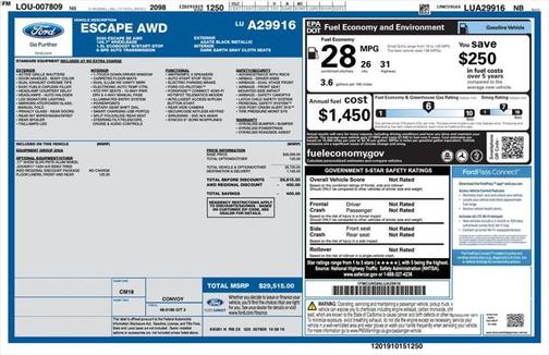 2020 Ford Escape SE