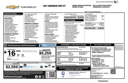 2021 Chevrolet Suburban 4WD Z71