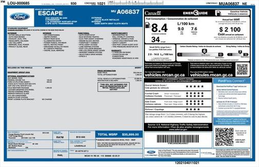 2021 Ford Escape SE