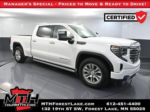 White Frost Tricoat 2023 GMC Sierra 1500 Denali