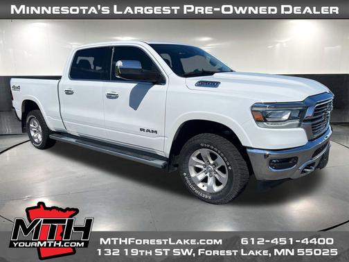 Bright White Clearcoat 2021 RAM 1500 Laramie