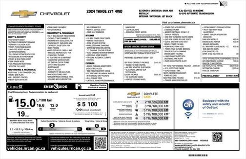 2024 Chevrolet Tahoe 4WD Z71
