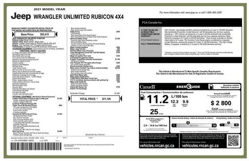 Bright White 2021 Jeep Wrangler Unlimited Rubicon