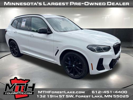 Alpine White 2023 BMW X3 M40i