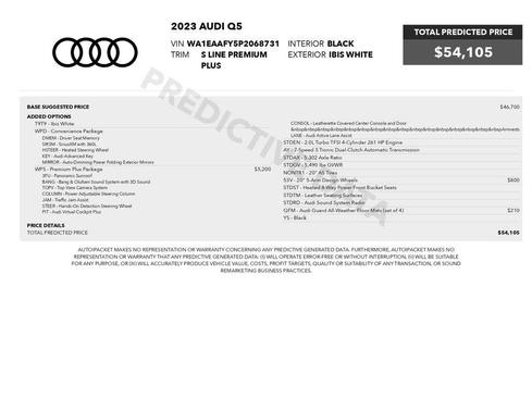 2023 Audi Q5 45 S line Premium Plus
