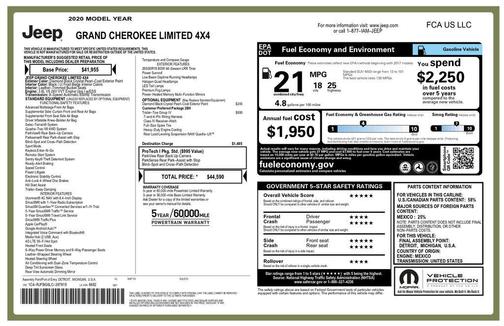 2020 Jeep Grand Cherokee Limited