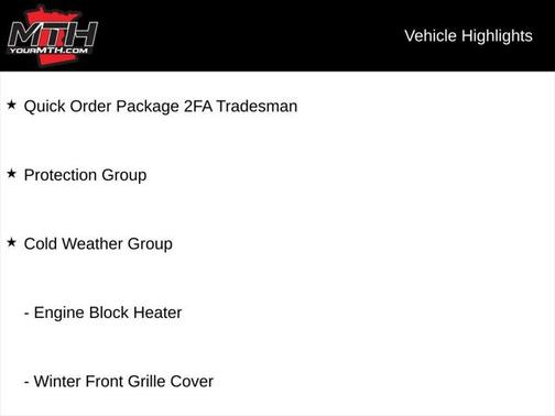 2017 RAM 3500 Tradesman Crew Cab 4x4 8' Box