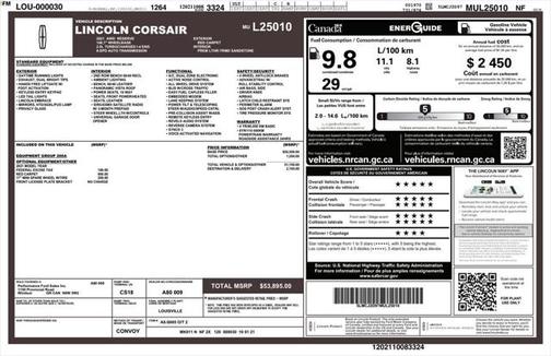 2021 Lincoln Corsair Reserve