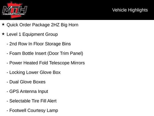 2024 RAM 2500 Big Horn Crew Cab 4x4 6'4' Box