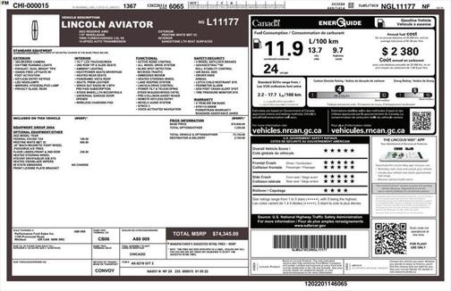 2022 Lincoln Aviator Reserve AWD