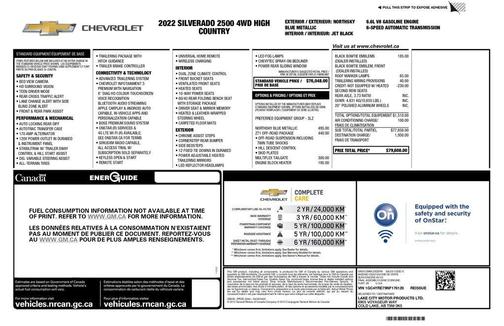 2022 Chevrolet Silverado 2500 High Country