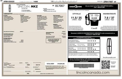 2013 Lincoln MKZ Base