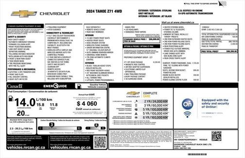 2024 Chevrolet Tahoe 4WD Z71