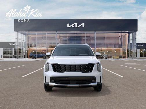 Snow White Pearl 2025 Kia Sorento Hybrid EX