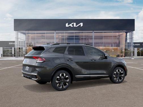 Gravity Gray 2025 Kia Sportage Plug-In Hybrid X-Line Prestige