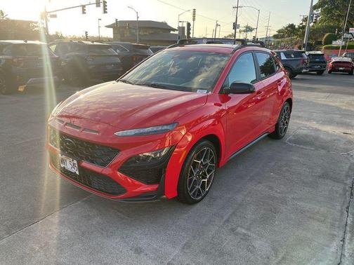 Racing Red 2022 Hyundai Kona N Base