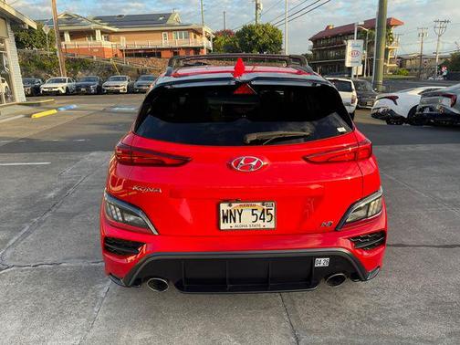 Racing Red 2022 Hyundai Kona N Base