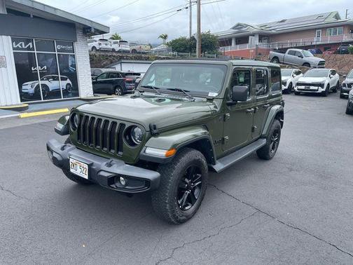 Sarge Green Clearcoat 2023 Jeep Wrangler 4-Door Sahara Altitude 4x4