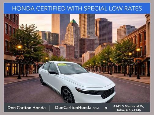 Platinum White Pearl 2025 Honda Accord Hybrid