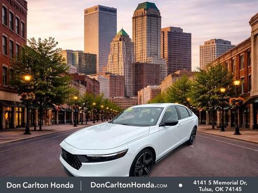 Platinum White Pearl 2025 Honda Accord Hybrid