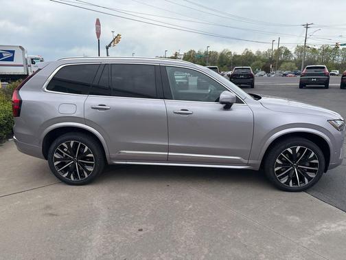 Aurora Silver 2026 Volvo XC90 Plus, B5 AWD Gas (mild hybrid), Gasoline, Bright, 7 Seats