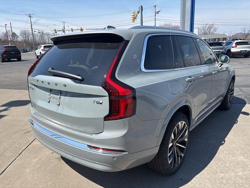 Vapour Grey Metallic 2026 Volvo XC90 Plug-In Hybrid Ultra, T8 AWD, Electric/Gasoline, Bright, 7 Seats