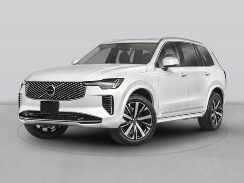 Crystal White Pearl 2026 Volvo XC90 Plus, B6 AWD Gas (mild hybrid), Gasoline, Bright, 7 Seats