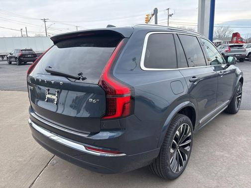 Denim Blue Metallic 2026 Volvo XC90 Plus, B6 AWD Gas (mild hybrid), Gasoline, Bright, 7 Seats