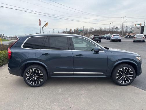 Denim Blue Metallic 2026 Volvo XC90 Plus, B6 AWD Gas (mild hybrid), Gasoline, Bright, 7 Seats