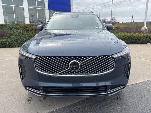 Denim Blue Metallic 2026 Volvo XC90 Plus, B5 AWD Gas (mild hybrid), Gasoline, Bright, 7 Seats