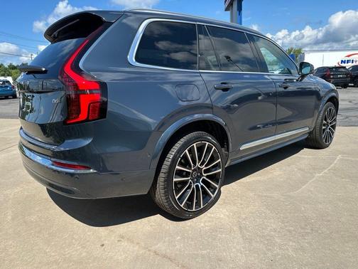 Denim Blue Metallic 2026 Volvo XC90 Plus, B6 AWD Gas (mild hybrid), Gasoline, Bright, 7 Seats