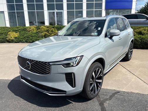 Vapour Grey Metallic 2026 Volvo XC90 Core, B5 AWD Gas (mild hybrid), Gasoline, Bright, 7 Seats